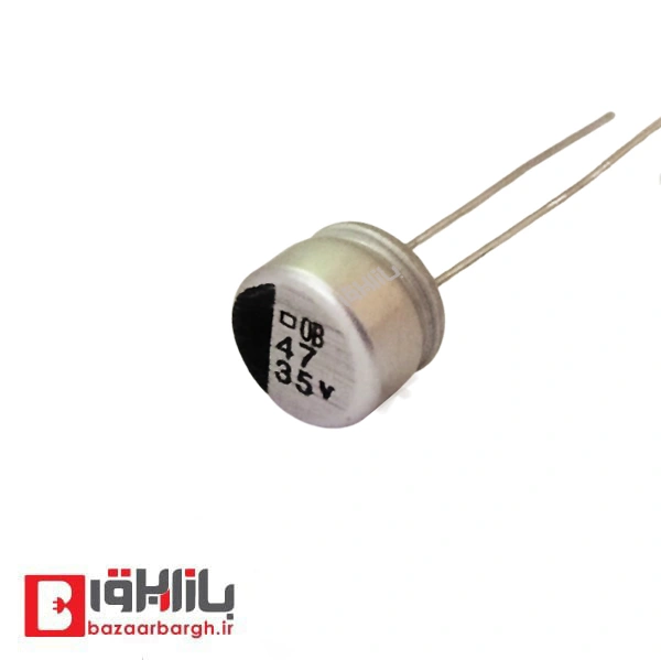 خازن خشک (جامد) 47 میکرو فاراد 35 ولت