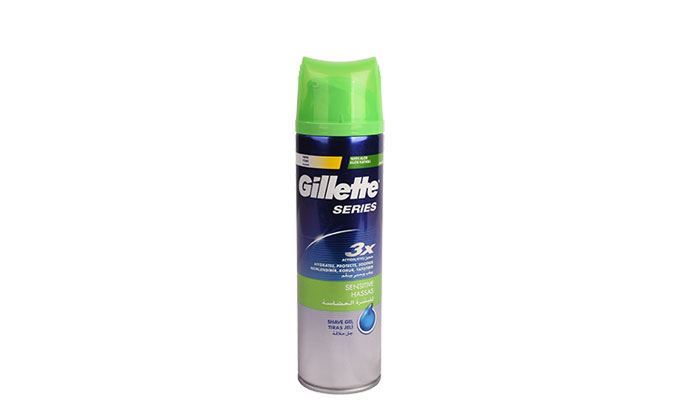 ژل اصلاح ژیلت برای پوست حساس - Gillette