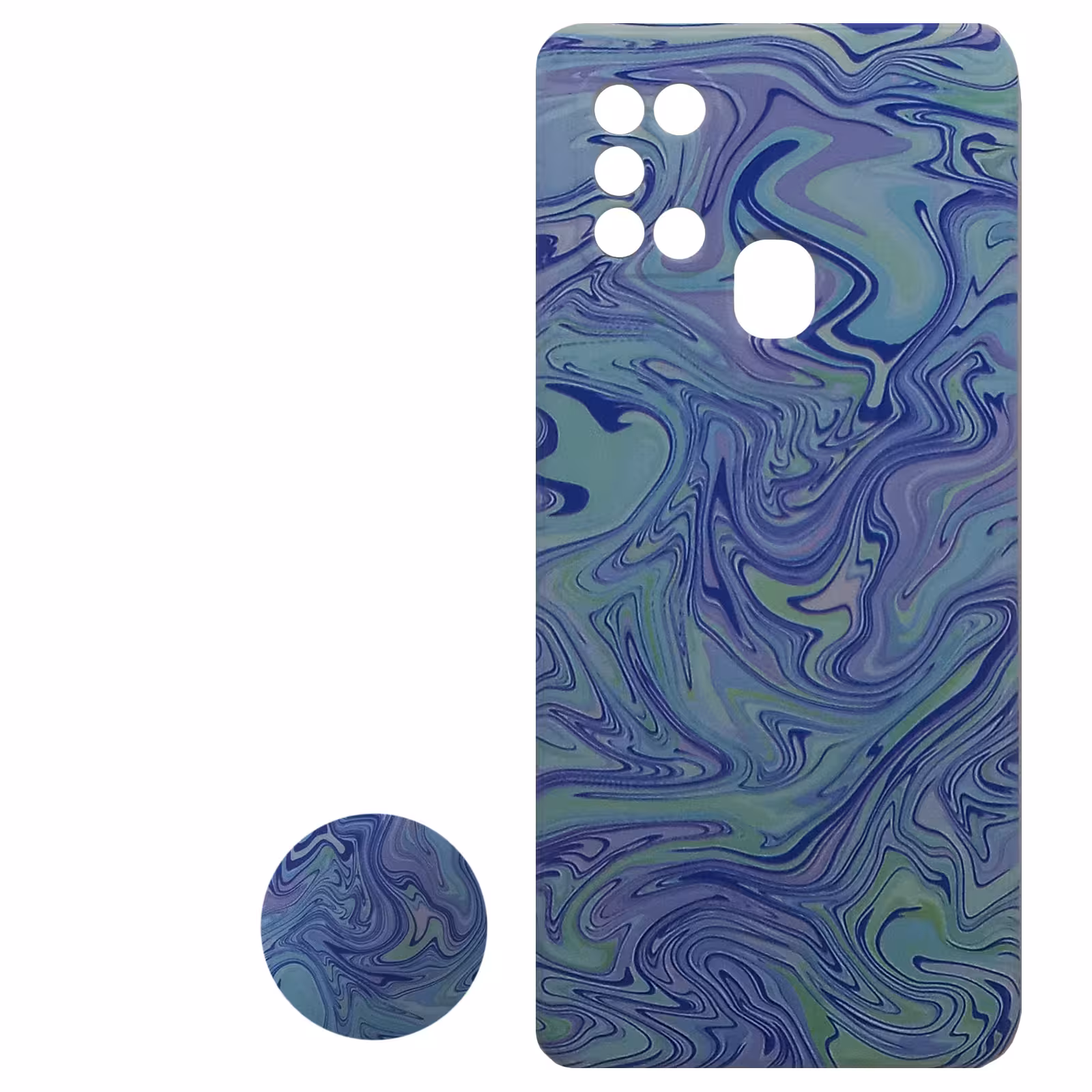 کاور مدل B0998 مناسب برای گوشی موبایل سامسونگ Galaxy A21s به همراه پایه نگهدارنده