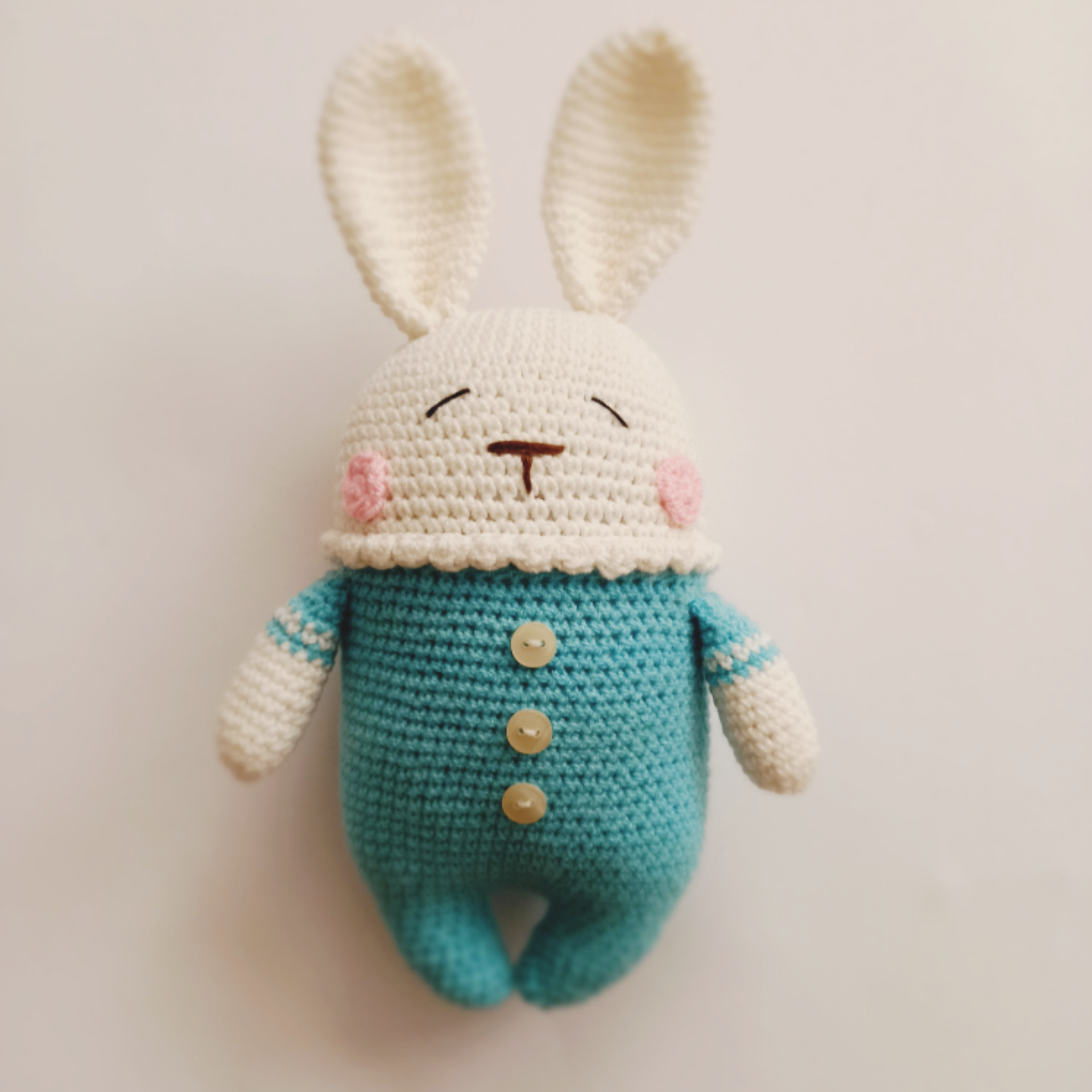 عروسک بافتنی مدل خرگوش کد ۱۵۵