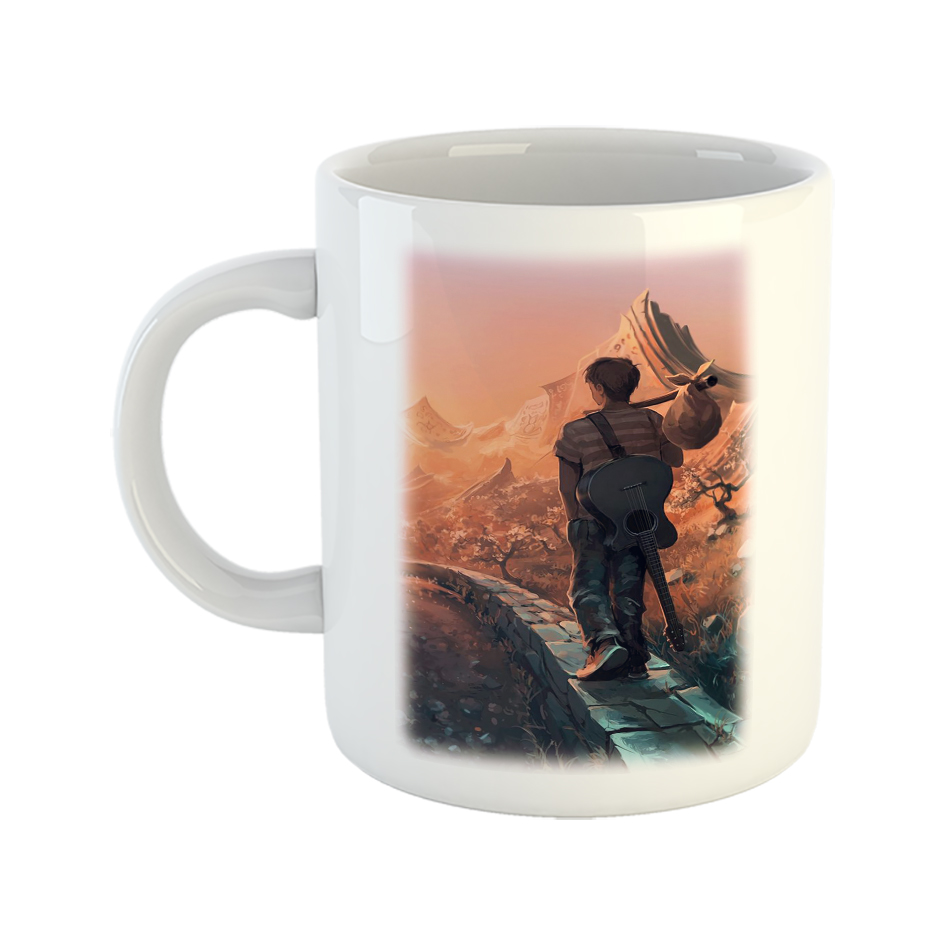 ماگ طرح سفر و گیتار