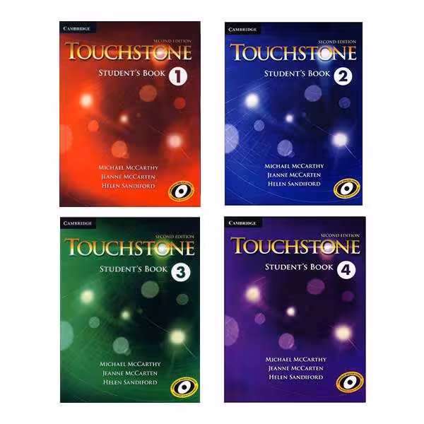 کتاب Touchstone اثر جمعی از نویسندگان انتشارات زبان مهر 4 جلدی