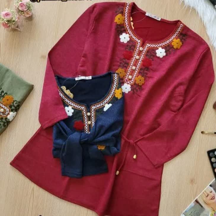 تونیک یقه شنل دوزی