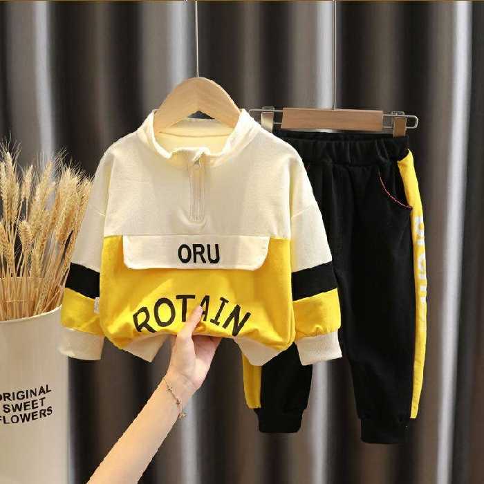 ست سویشرت شلوار بچگانه اورجینال جنس فوق العاده عالی ، بهترین کیفیت سایزبندی مناسب 2 تا 5 سال دو رنگ