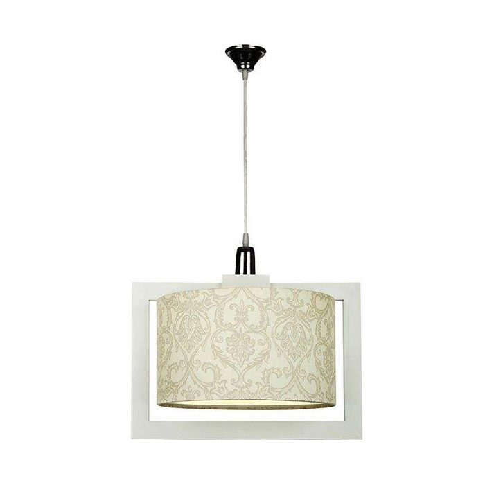 چراغ آویز چوبی چشمه نور کد A7061/1H-BR-MIX