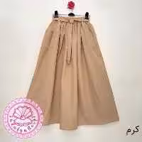 دامن لینن منگو کلوش در رنگبندی متنوع فروشگاه صدف گالری