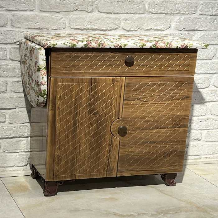 میز اتو و چرخ خیاطی  وکیوم ، قهوه ای ، کد 901 | الین دکور