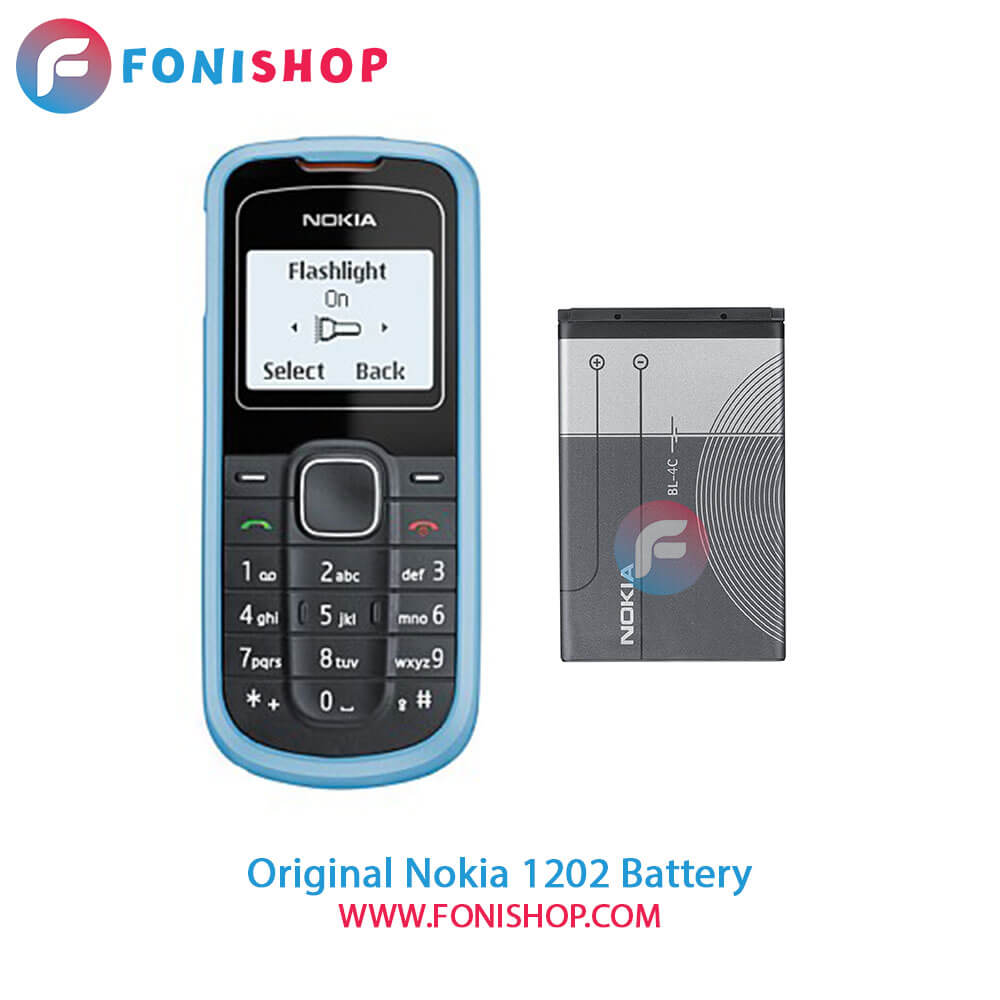 باتری اصلی نوکیا (Nokia 1202 (BL-4C