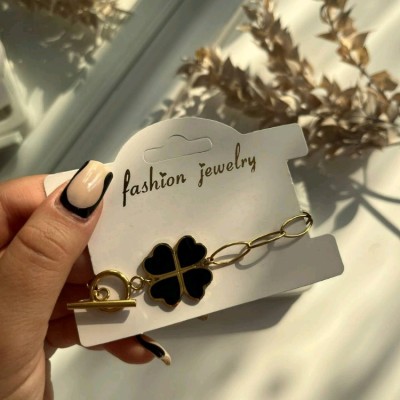 دستبند گل مشکی