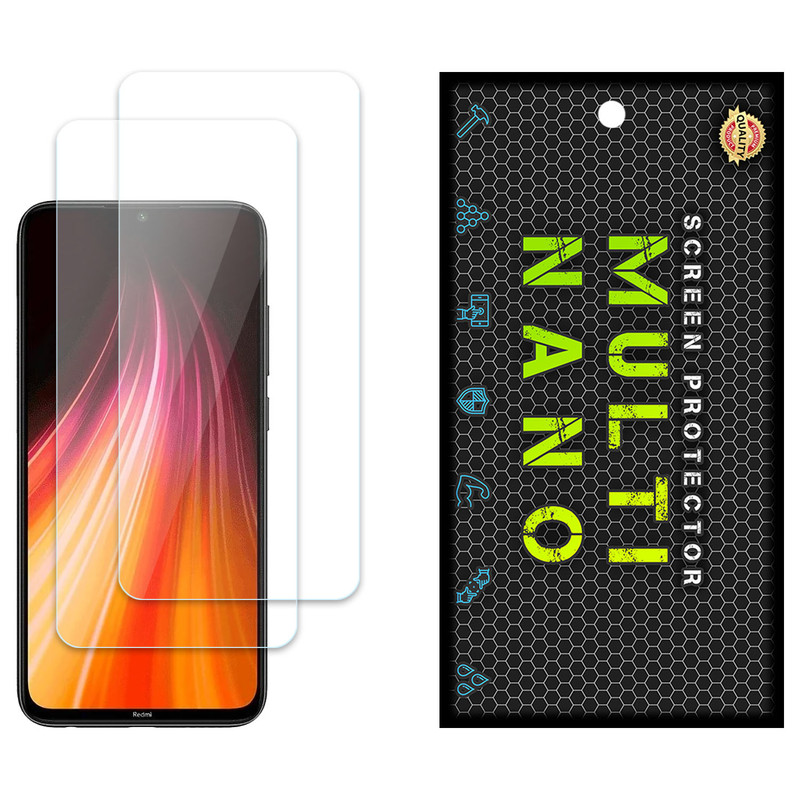 محافظ صفحه نمایش مولتی نانو مدل X-S2N مناسب برای گوشی موبایل شیائومی Redmi Note 8 بسته دو عددی | کالا برتری