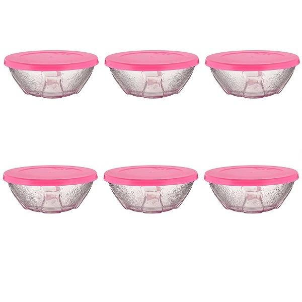 ظرف نگهدارنده لاو مدل BUR63 PK0001F مجموعه 6 عددی