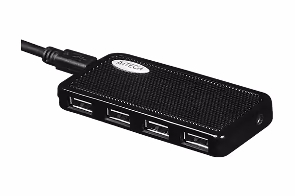 هاب 4 پورت USB2.0 ای فورتک مدل HUB-64A4Tech HUB-64 USB HUB