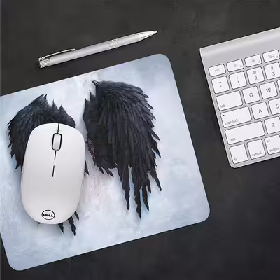ماوس پد طرح بال سیاه کد 3734