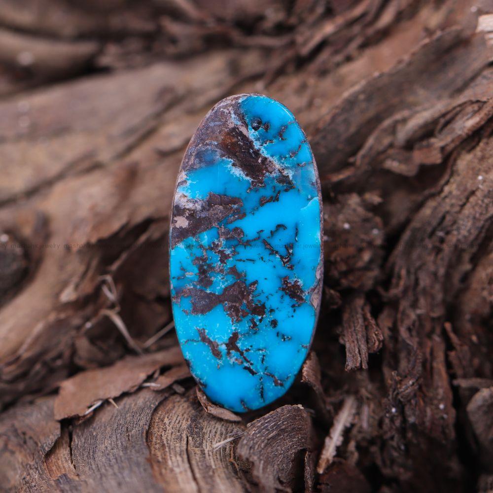 نگین فیروزه شجری کد 12011 - جواهری مشاهیر