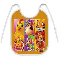 پیشبند نوزادی سه لایه ضد آب سایز 25 در 30 مدل A21-625 شرکت رنس