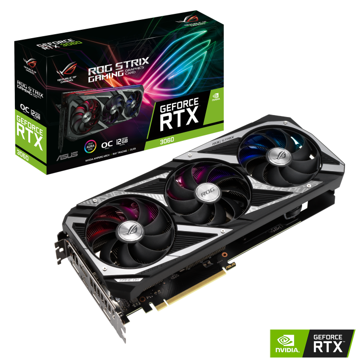 RTX 3060 OC 12GB ROG STRIX ASUS