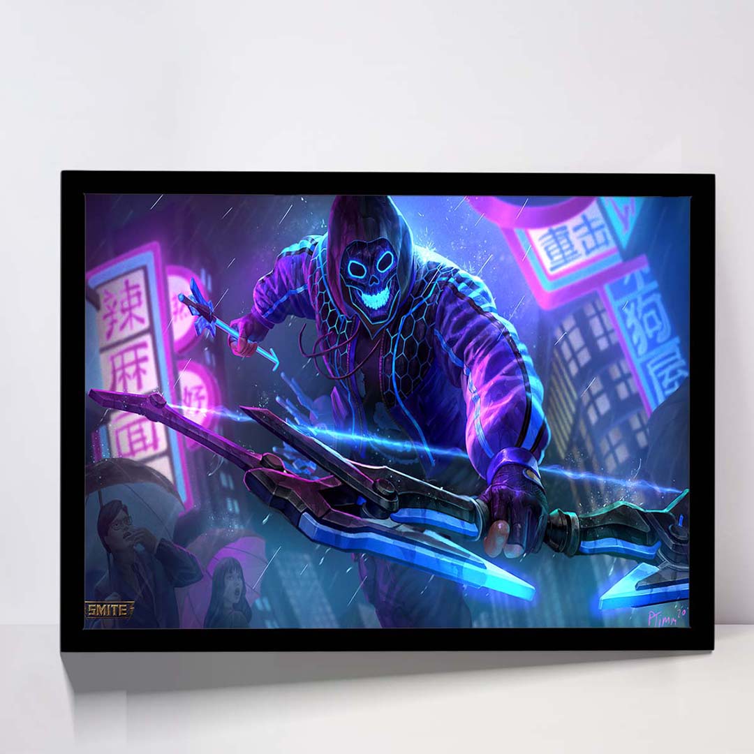 تابلو مدل smite neon hero کد F-17011