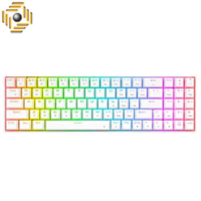 کیبورد بی سیم مکانیکال گیمینگ ردراگون Zed Pro K627P WNS WHITE