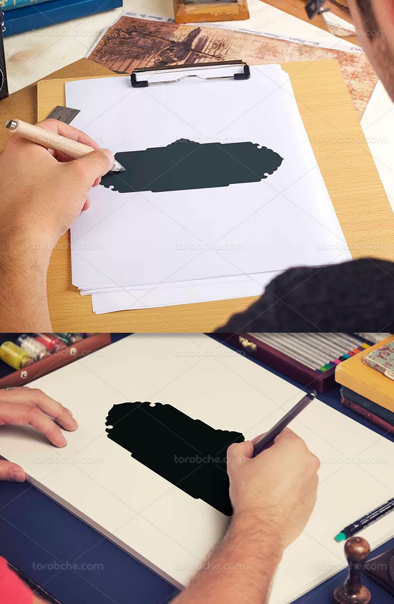 کادر اسلیمی 167 | گرافیک با طعم تربچه