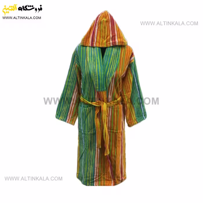حوله پالتویی برق لامع طرح پیکاسو سبز سایز 125