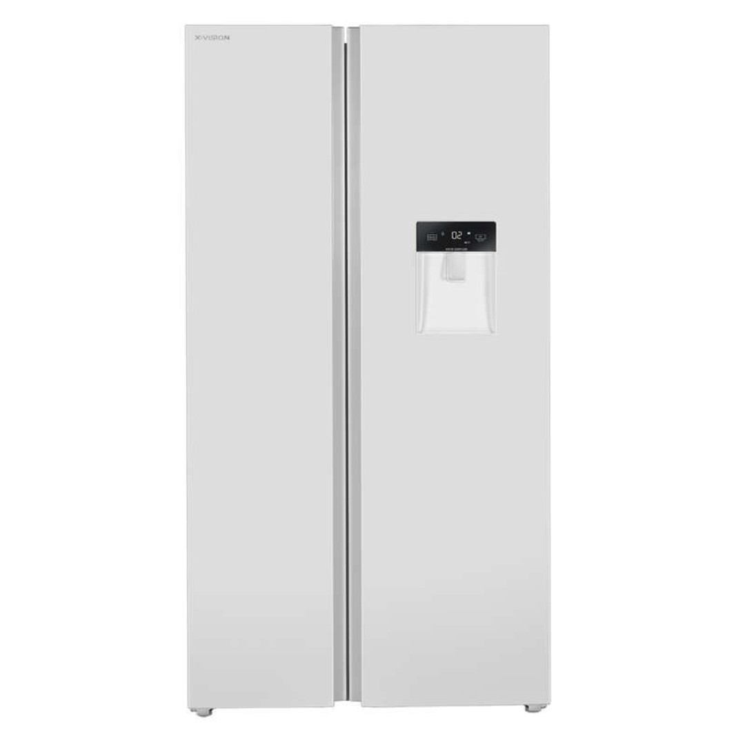 یخچال فریزر ساید بای ساید 30 فوت ایکس ویژن مدل TS666Wسفید با گارانتی مادیران(پس کرایه)