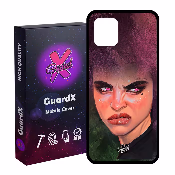 کاور گارد ایکس طرح Girl مدل Glass10260 مناسب برای گوشی موبایل سامسونگ Galaxy Note 10 Lite