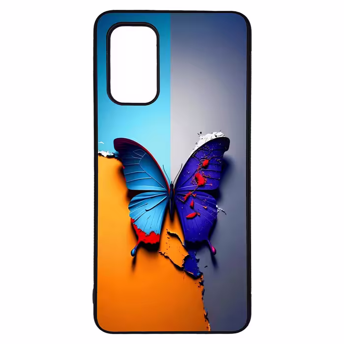 کاور طرح پروانه کد G-145 مناسب برای گوشی موبایل سامسونگ Galaxy A32 4G | دیجی قاب دونی