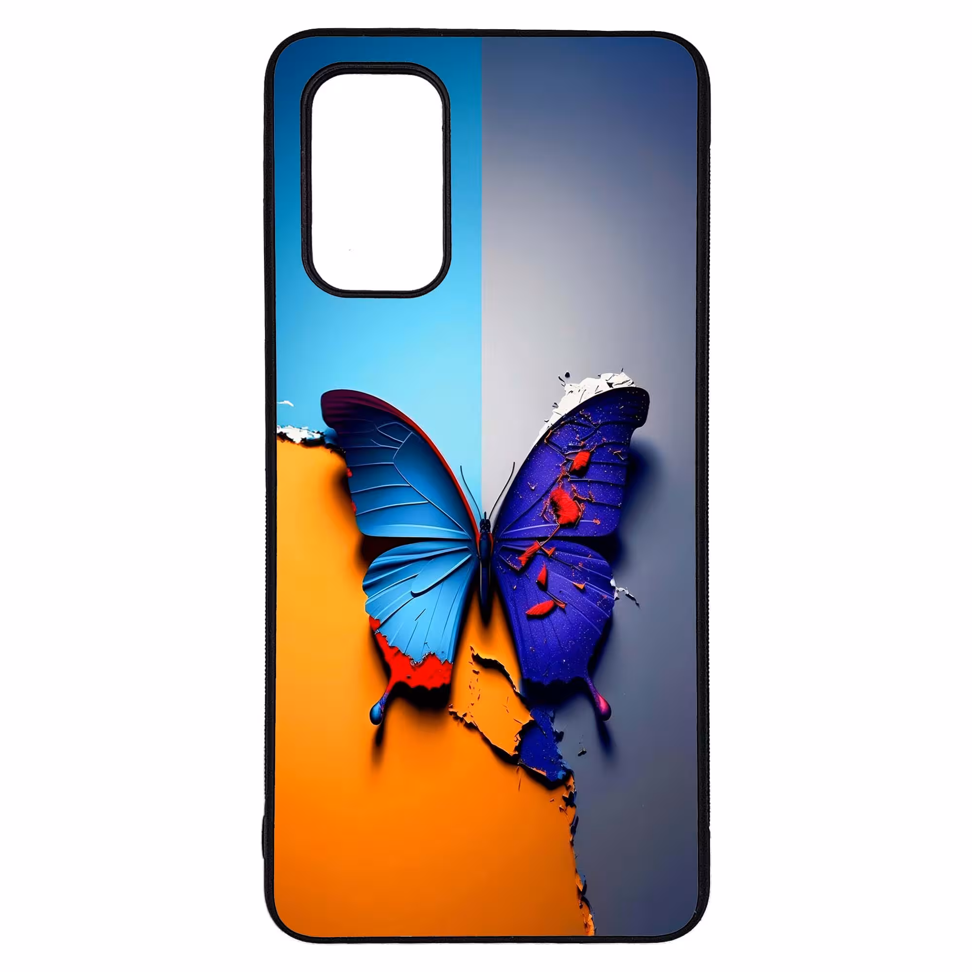 کاور طرح پروانه کد G-145 مناسب برای گوشی موبایل سامسونگ Galaxy A32 4G | دیجی قاب دونی