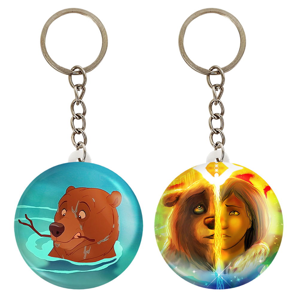 جاکلیدی خندالو مدل انیمیشن خرس برادر کد 1371913718 مجموعه 2 عددی