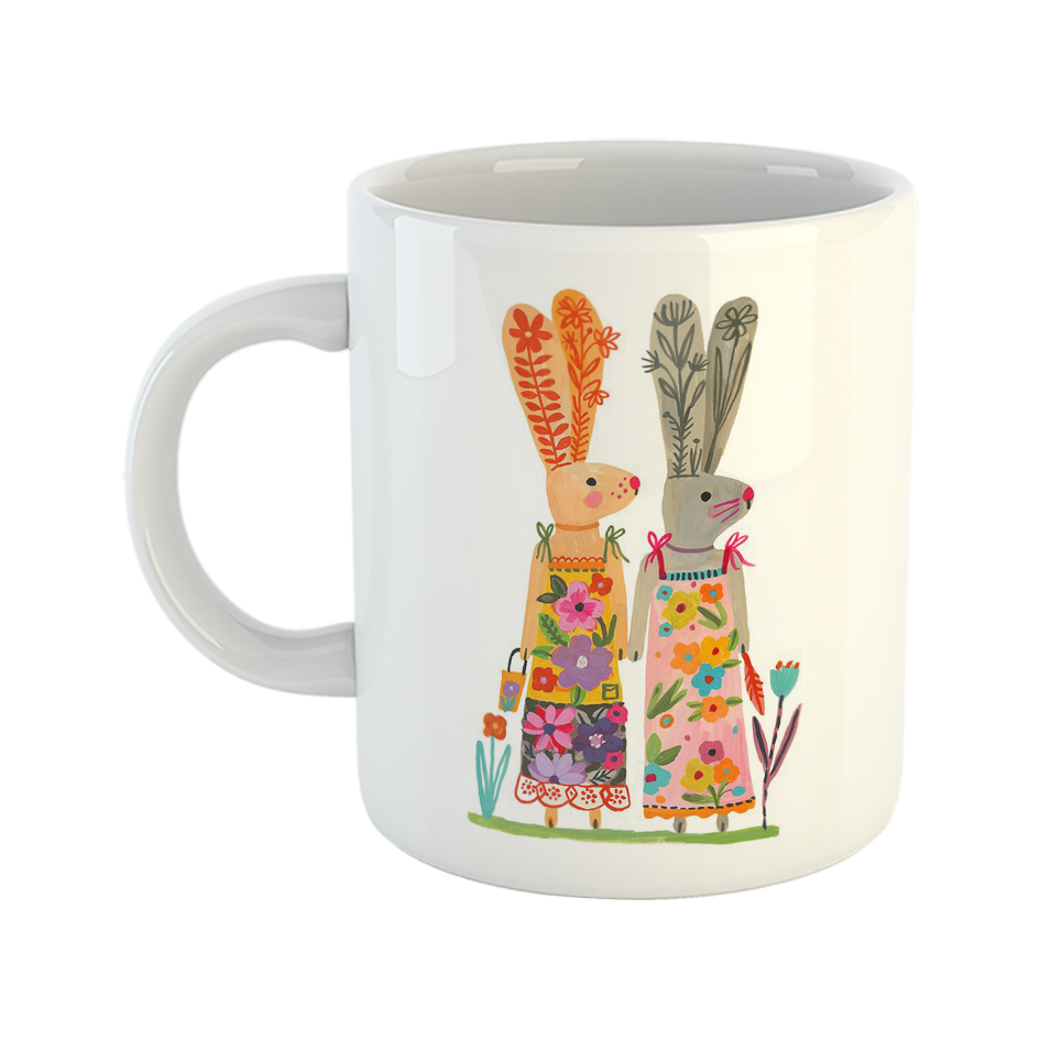 ماگ طرح حیوانات مدل خرگوش کارتونی R2