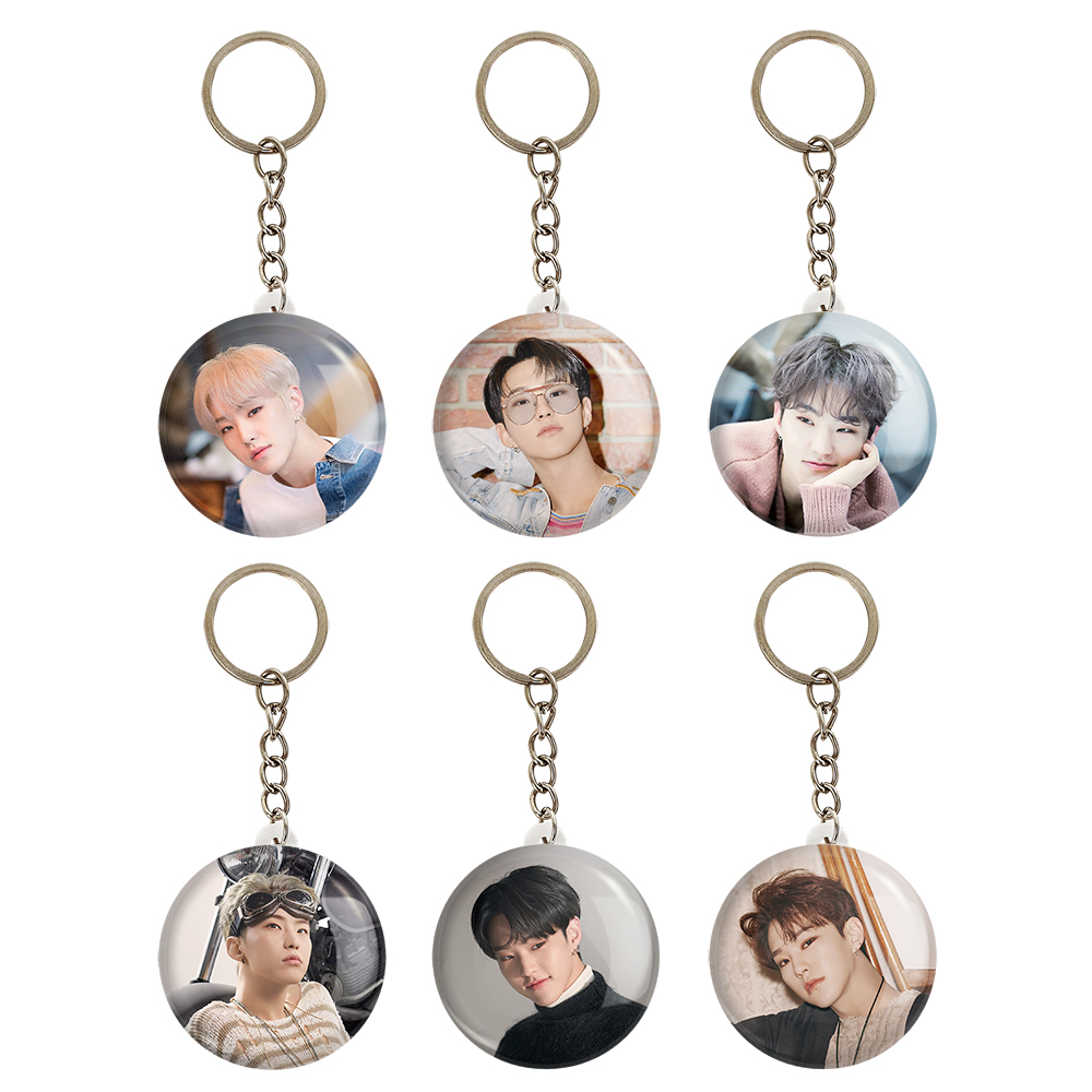 جاکلیدی خندالو مدل هوشی گروه سونتین Seventeen کد 1295B مجموعه 6 عددی