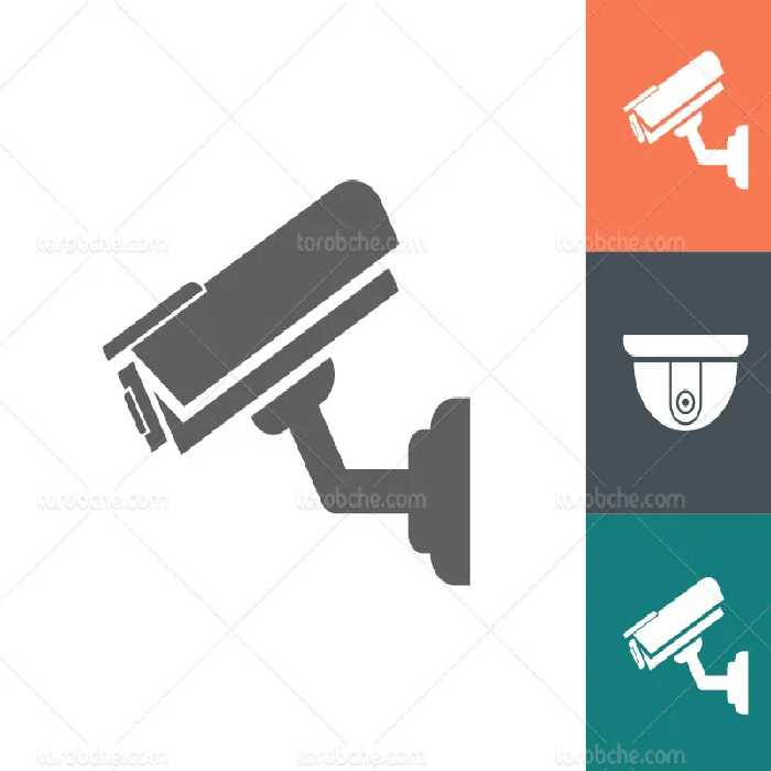 وکتور دوربین مداربسته | گرافیک با طعم تربچه