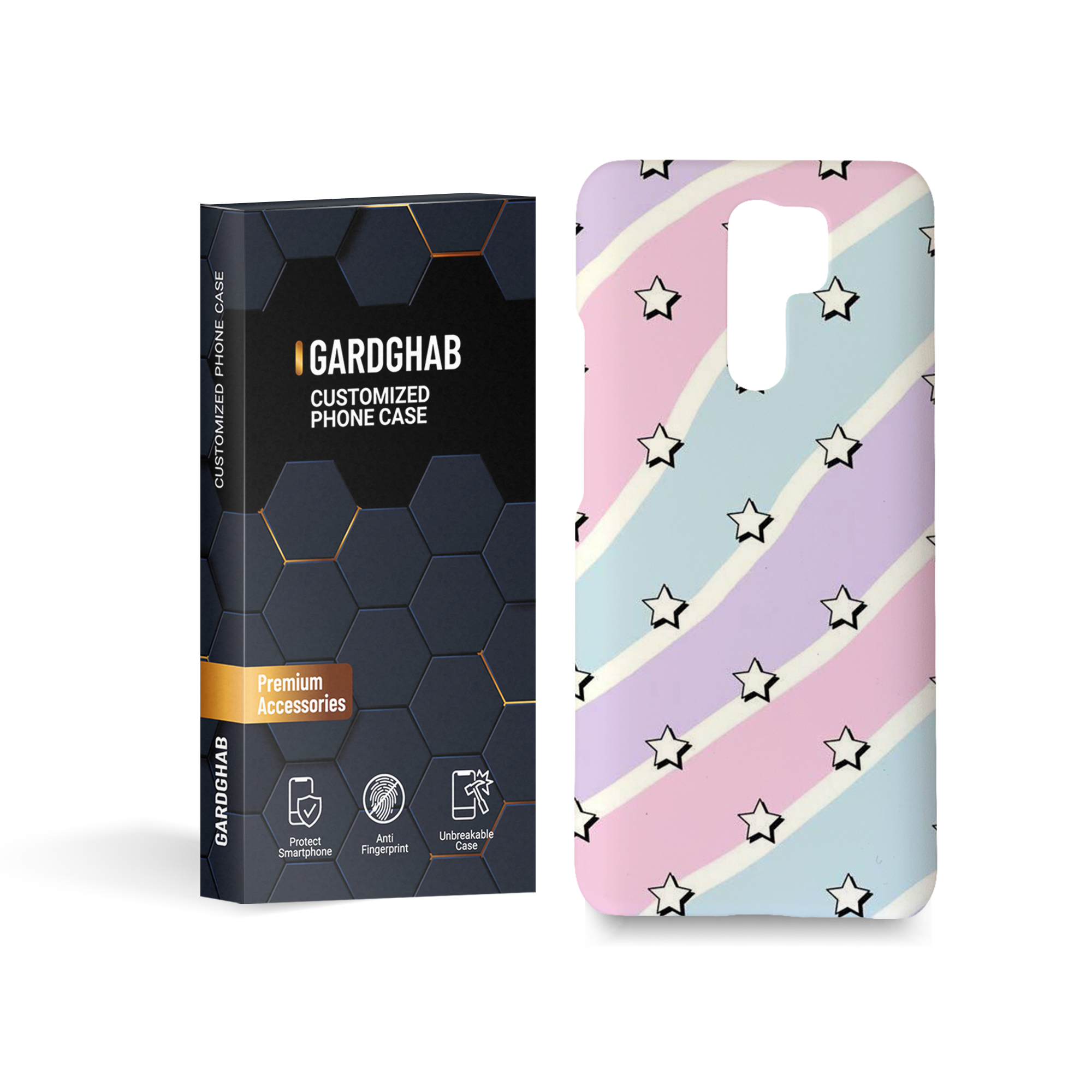 کاور گارد قاب مدل ستاره مناسب برای گوشی موبایل شیائومی  redmi 9 / 9 prime