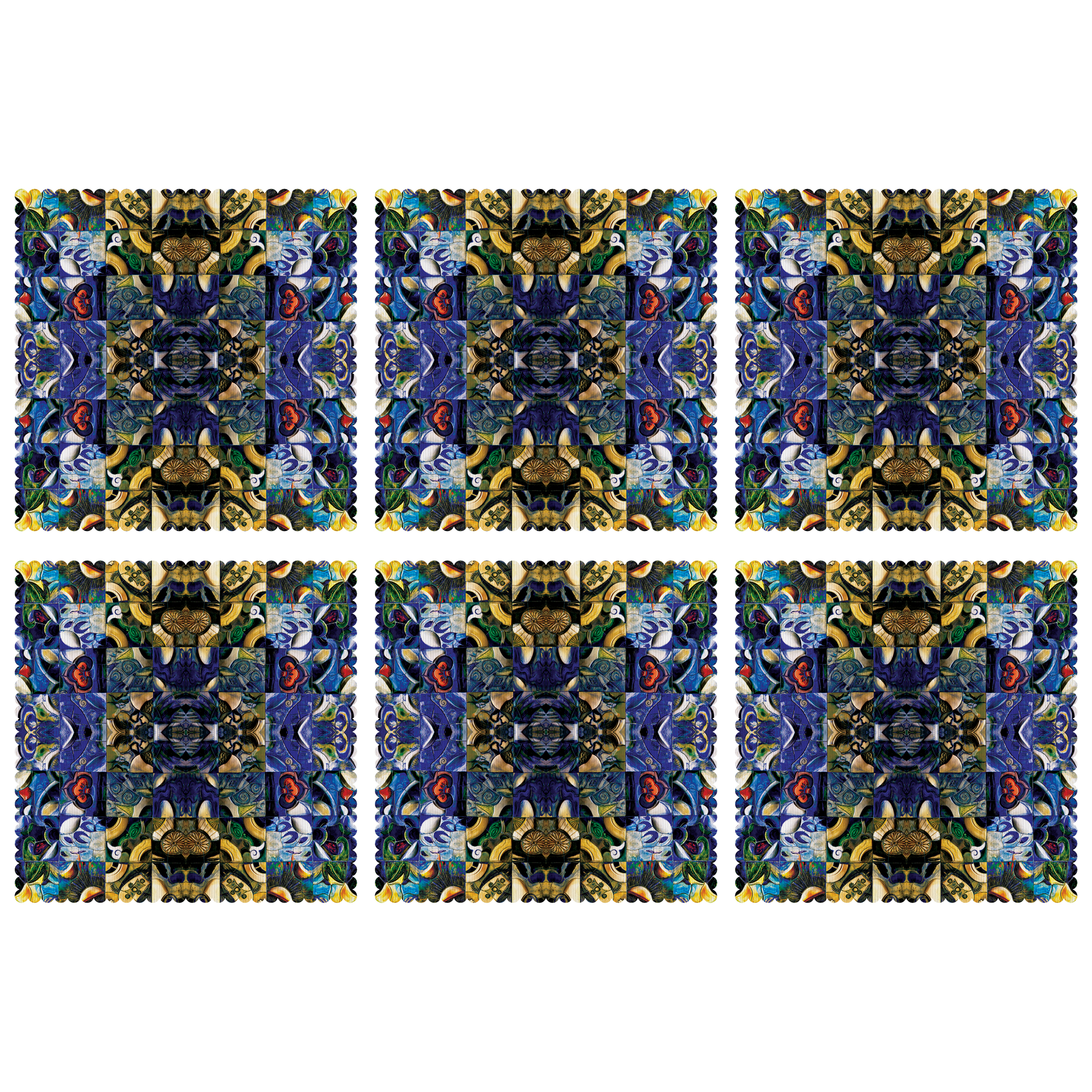 زیربشقابی مدل U1-42321 بسته 6 عددی