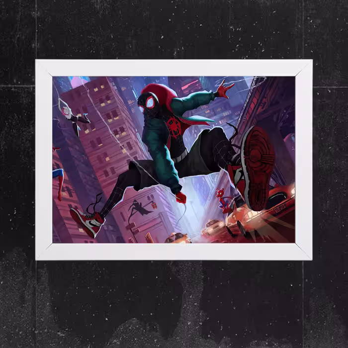 تابلو آرتیفن طرح Spiderman کد 124W مجموعه 3 عددی