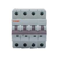 کلید مینیاتوری 0.5 آمپر چهار پل AC کانل کد B0.5-6KA-4P
