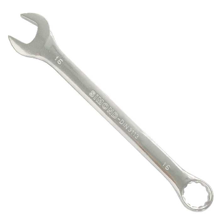 آچار یک سر رینگ یک سر تخت سیموند مدل SMD سایز 16 میلی متر