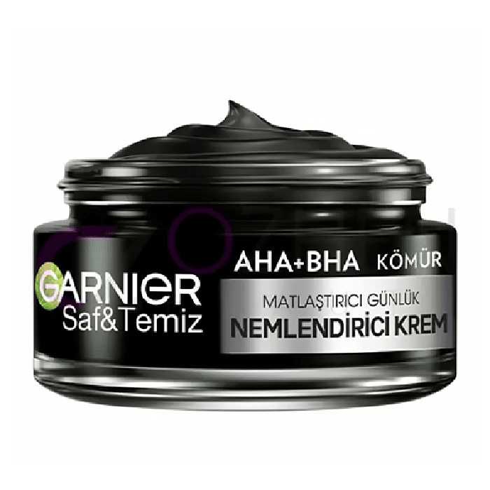 كرم آبرسان و مات كننده پوست چرب حاوي AHA ، BHA و كربن فعال گارنير 50 ميل