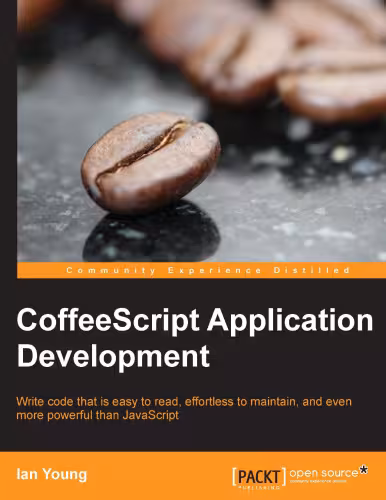 خرید و دانلود نسخه کامل کتاب CoffeeScript Application Development