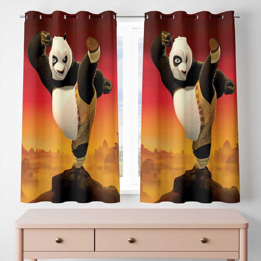 پرده مدل مخمل پانچی کد 8061 سایز 200x140 سانتی متر