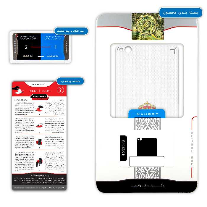 برچسب پوششی ماهوت مدل Real-Madrid مناسب برای گوشی موبایل شیائومی Redmi 3