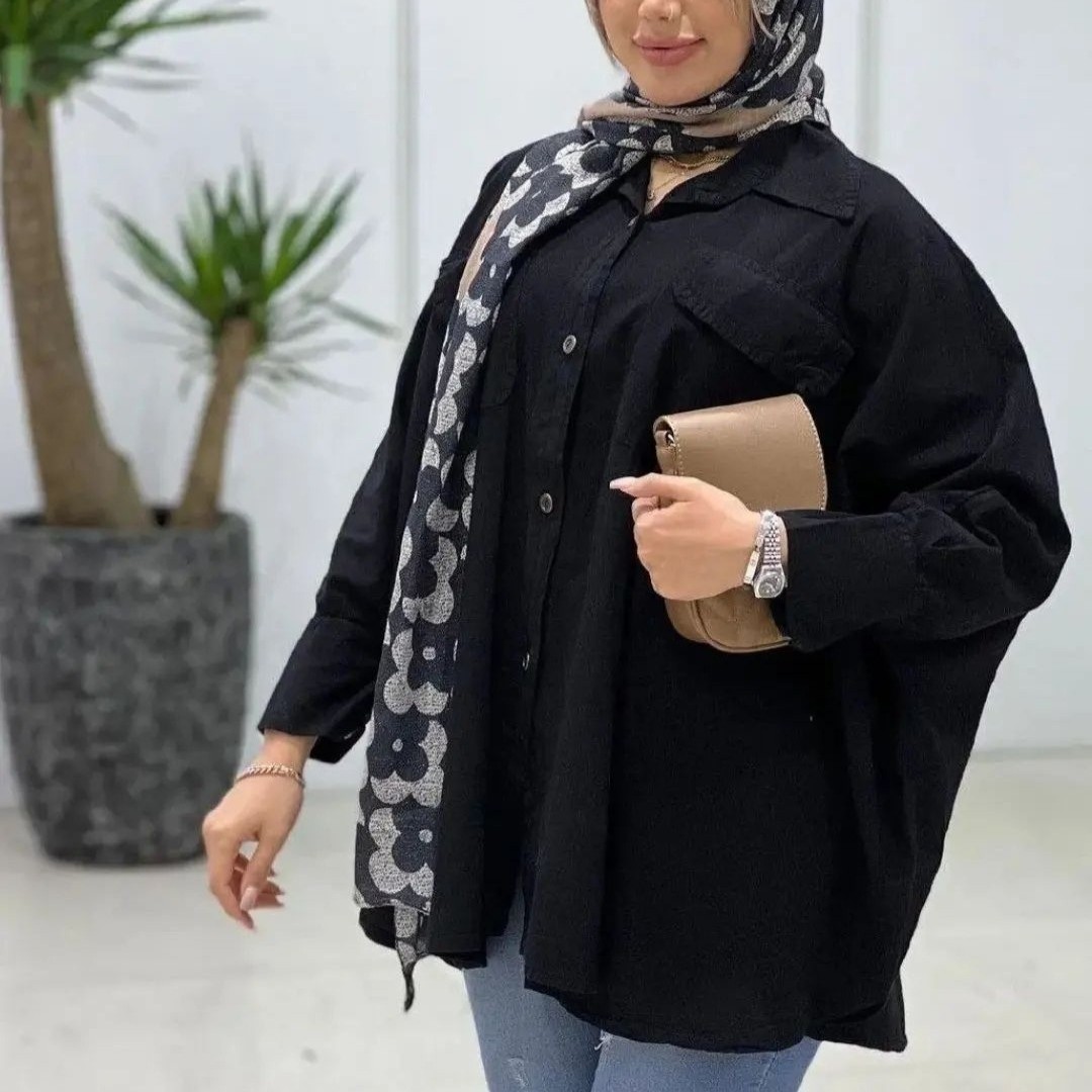 مانتو پانچ الیافی  زنانه و دخترانه 