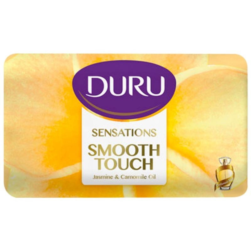 صابون آرایشی حاوی عصاره گل یاسمن و روغن بابونه مدل Smooth Touch دورو 90 گرمی