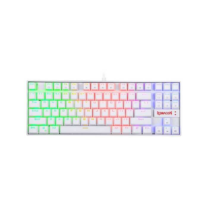 کیبورد گیمینگ ردراگون KUMARA K552 RGB WH | جمع‌وجور، قدرتمند