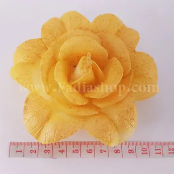 شمع گل روی آب دو تیکه فانتزی رنگی