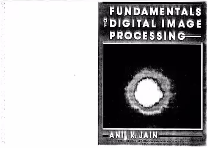 خرید و دانلود نسخه کامل کتاب Fundamentals of Digital Image Processing