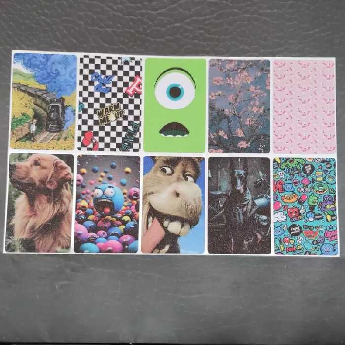 استیکر فانتزی پشت عابربانک هر عدد 20 تومان