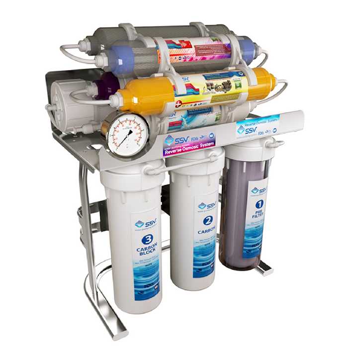 دستگاه تصفیه آب اس اس وی مدل UltraSpring 2W X900 به همراه شیر تصفیه آب