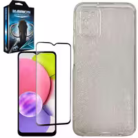 کاور ماموت مدل لنز برشی مناسب برای گوشی موبایل سامسونگ Galaxy A02S/A03S به همراه محافظ صفحه نمایش