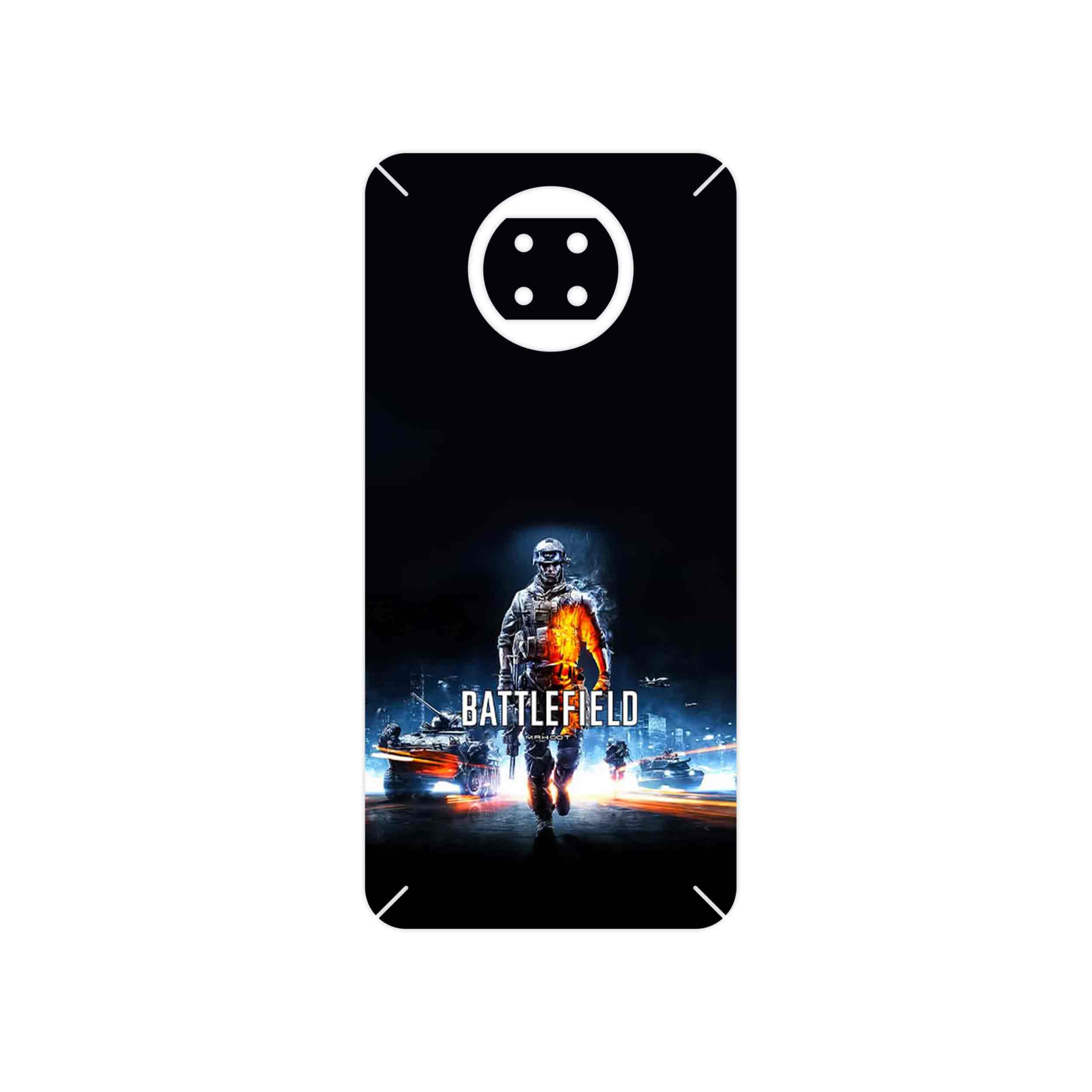 برچسب پوششی ماهوت مدل Battlefield Game Series مناسب برای گوشی موبایل شیائومی Redmi Note 9T